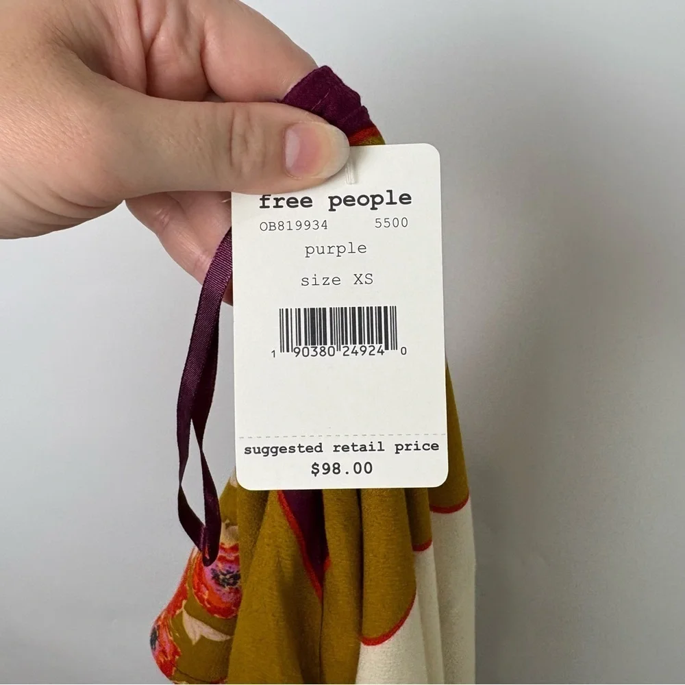 NWT Free People Beat Of My Heart Sleeveless Tunic